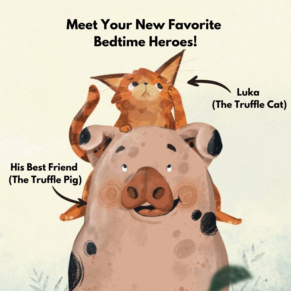 Truffle Cat: The City Cat Who Wanted to Become a Truffle Pig (Children's Board Book)