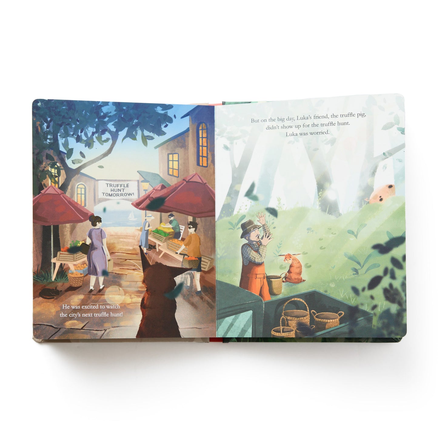 Truffle Cat: The City Cat Who Wanted to Become a Truffle Pig (Children's Board Book)