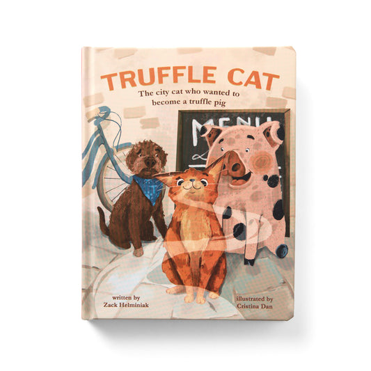 Libro de cartón Truffle Cat (primera edición, firmado por el autor)