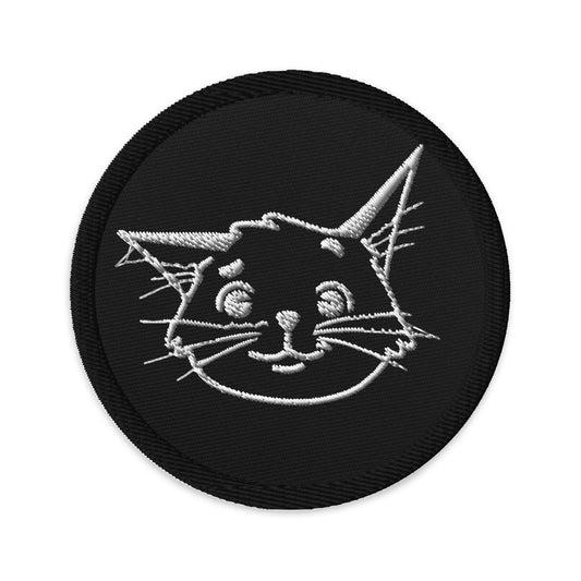 Truffle Cat Embroidered patch